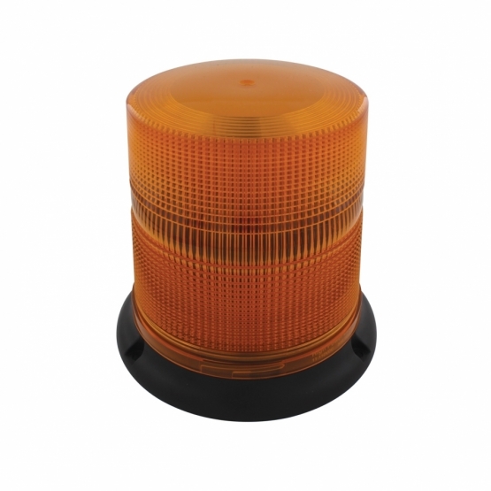 3 High Power LED 6" Round Beacon Light - Permanent Mount - Thumbnail 3
