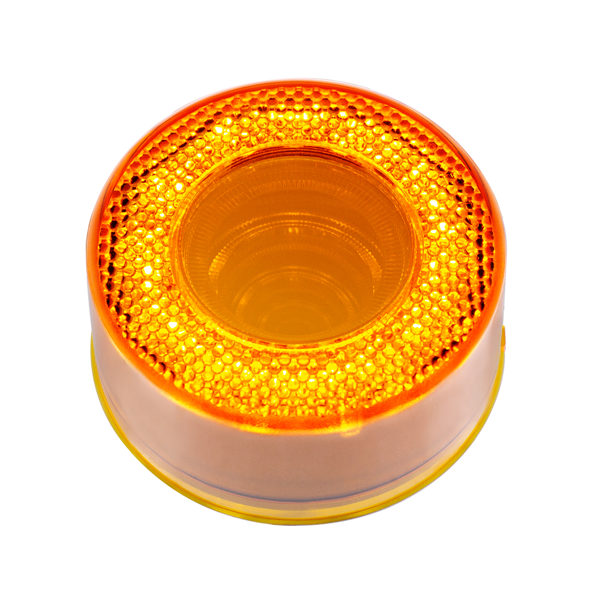 12 LED 2.5" Mirage Light (Clearance/Marker) - Amber LED/Amber Lens - Thumbnail 3