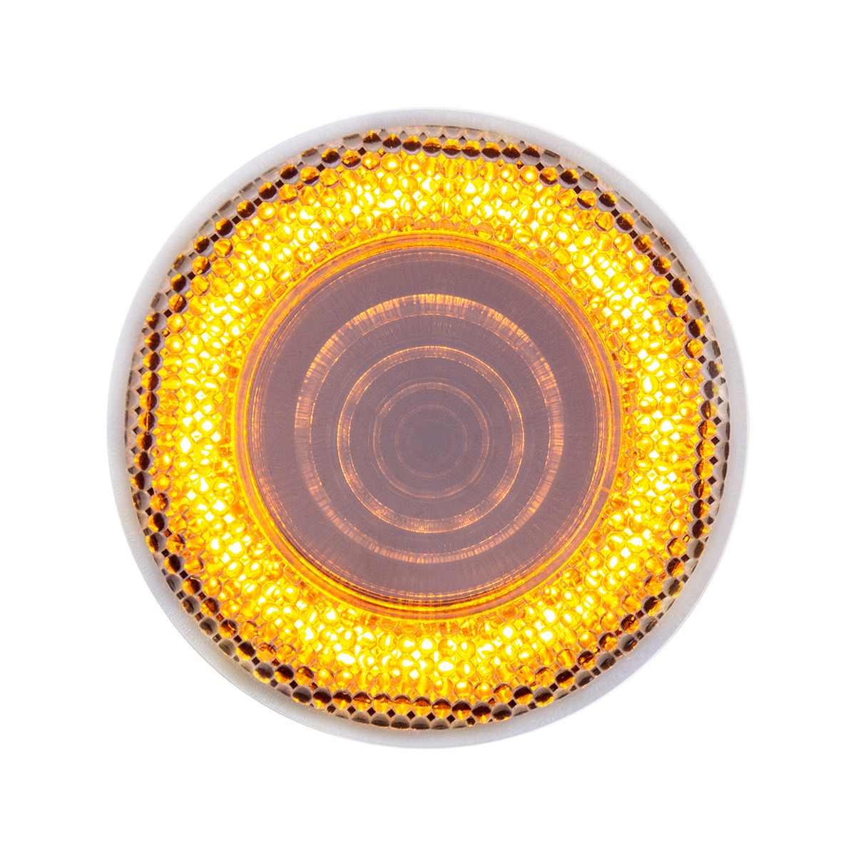 12 LED 2.5" Mirage Light (Clearance/Marker) - Amber LED/Clear Lens - Thumbnail 9