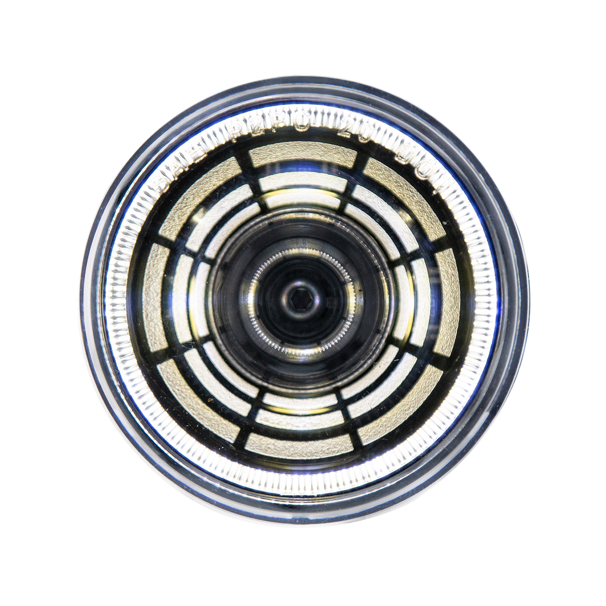 4 LED 2" Round Abyss Light (Clearance/Marker) - White LED/Clear Lens - Thumbnail 8