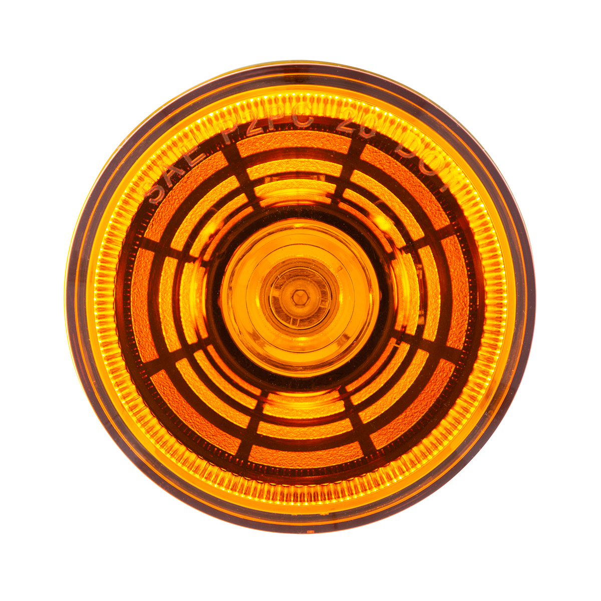 4 LED 2.5" Round Abyss Light (Clearance/Marker) - Amber LED/Amber Lens - Thumbnail 8