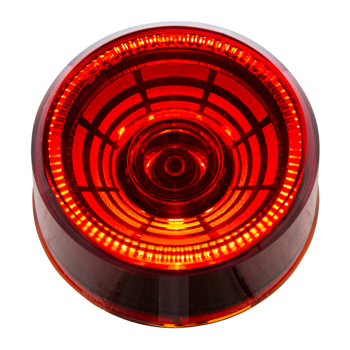 4 LED 2.5" Round Abyss Light (Clearance/Marker) - Red LED/Red Lens - Thumbnail 3