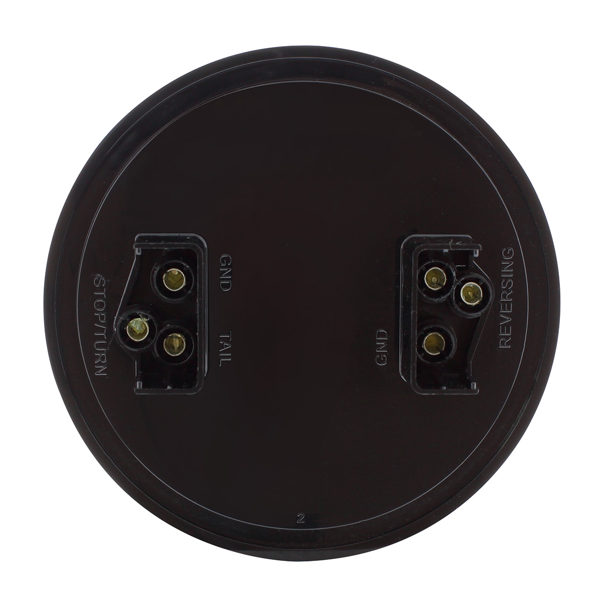 4" Round Combo Light With 12 LED Stop, Turn & Tail & 16 LED Back-Up - Red LED/Red Lens - Thumbnail 7