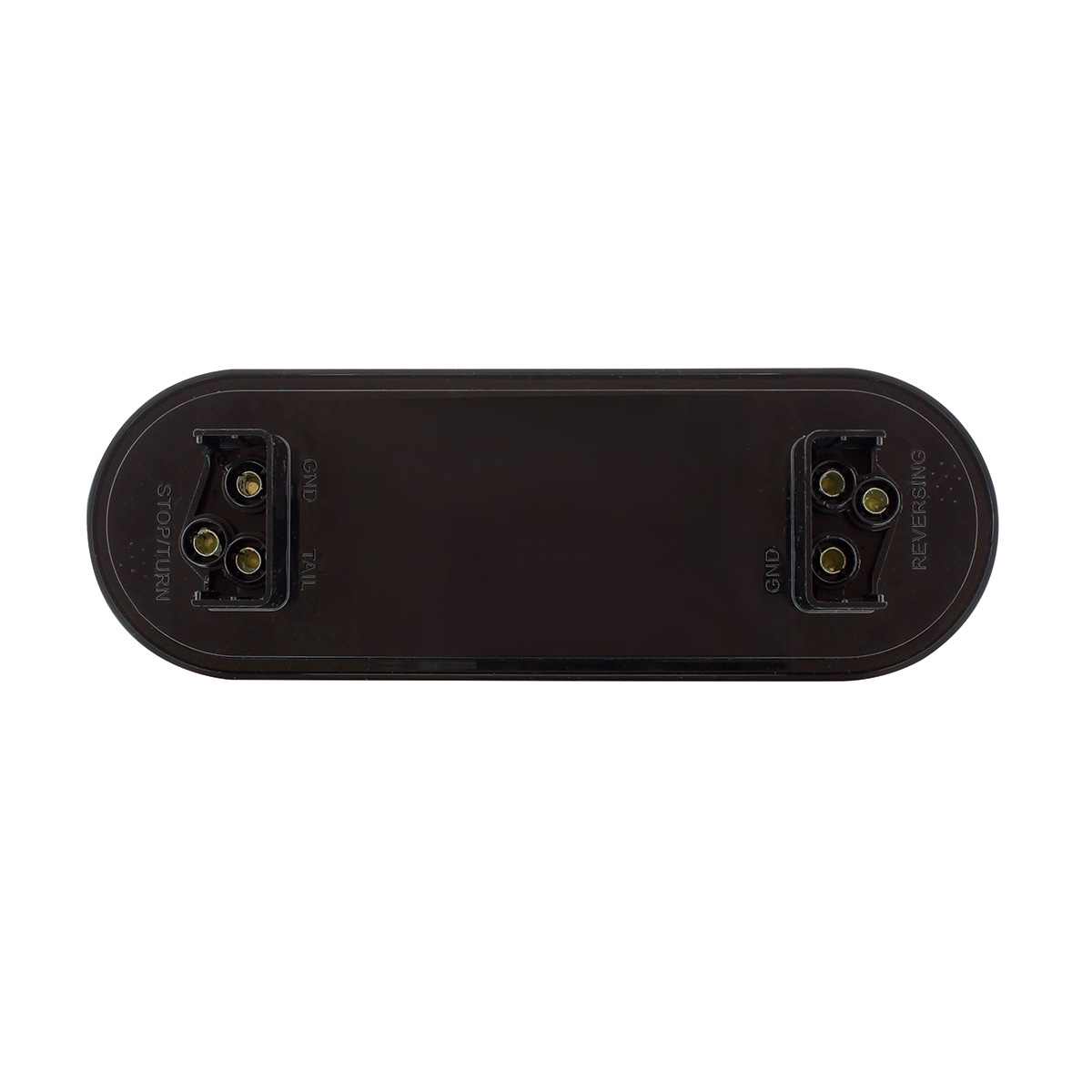 6" Oval Combo Light With 14 LED Stop, Turn & Tail & 16 LED Back-Up -Red LED/Red Lens - Thumbnail 7