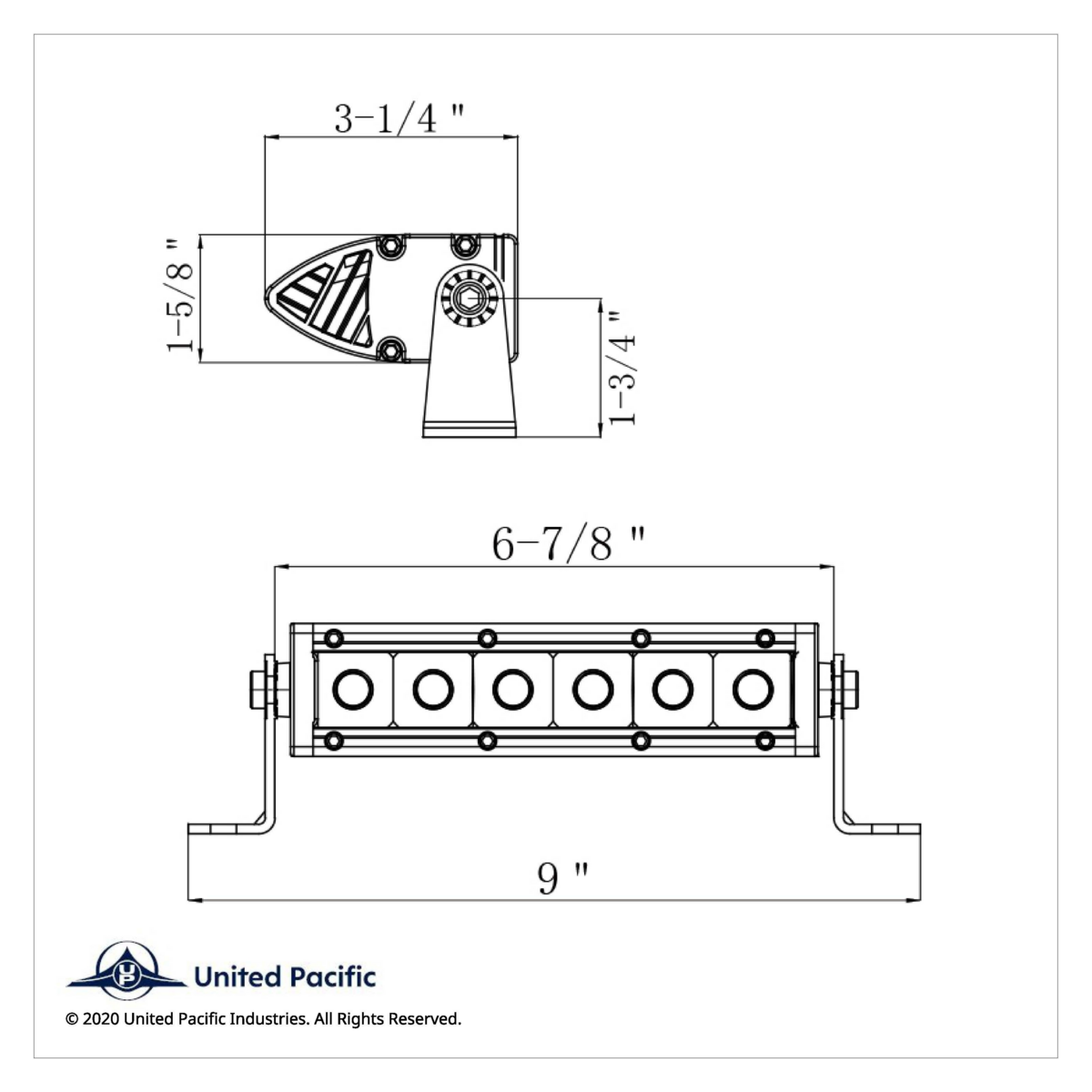 6 High Power CREE LED Single Row 7" Light Bar - Spot Light - Thumbnail 6