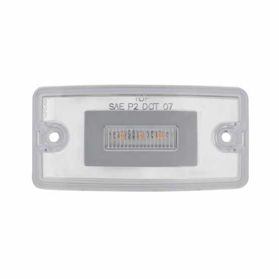 11 LED Cab GloLight For Freightliner Century (1996-2011) And Columbia (2001-2017) - Amber LED/Clear Lens - Thumbnail 2