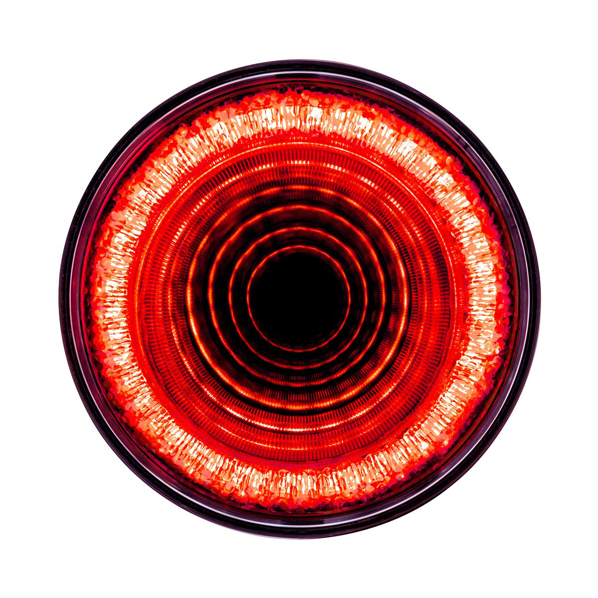 24 LED 4" Round Mirage Light (Stop, Turn & Tail) - Red LED/Red Lens - Thumbnail 9