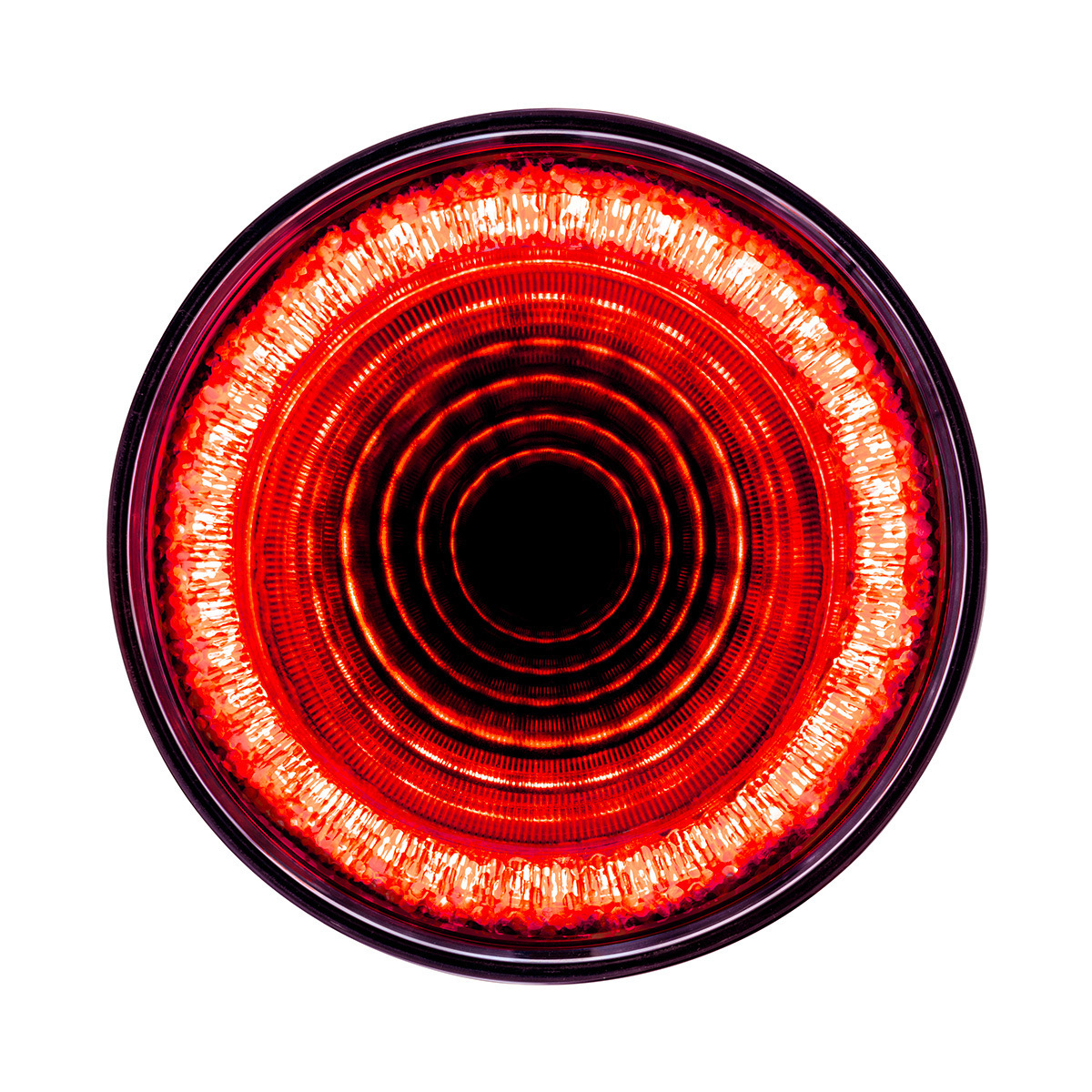 24 LED 4" Round Mirage Light (Stop, Turn & Tail) - Red LED/Red Lens (Bulk) - Thumbnail 7