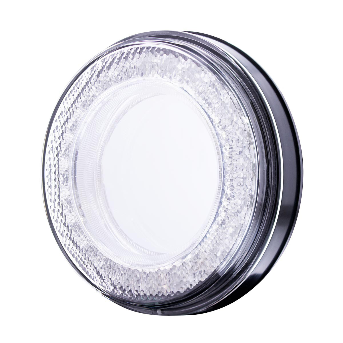 24 LED 4" Round Mirage Light (Stop, Turn & Tail) - Red LED/Clear Lens - Thumbnail 4