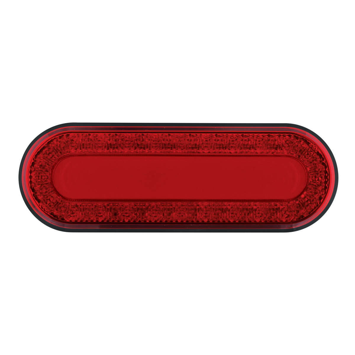 24 LED 6" Oval Mirage Light (Stop, Turn & Tail) - Red LED/Red Lens - Thumbnail 2