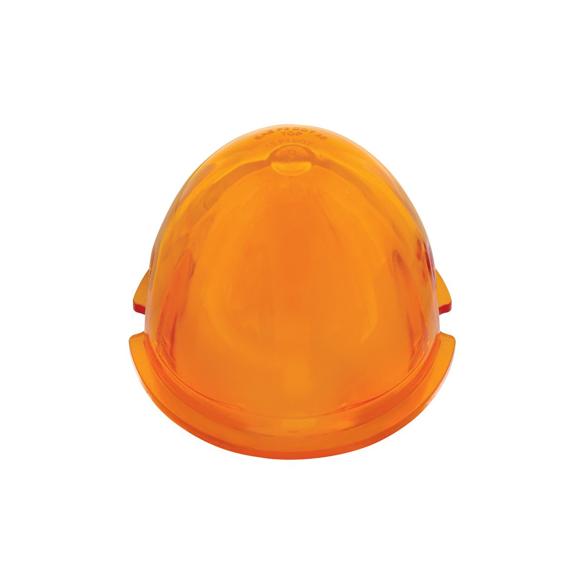 9 LED Dual Function GloLight Watermelon Cab/Auxiliary Light - Amber LED / Amber Lens (Bulk)