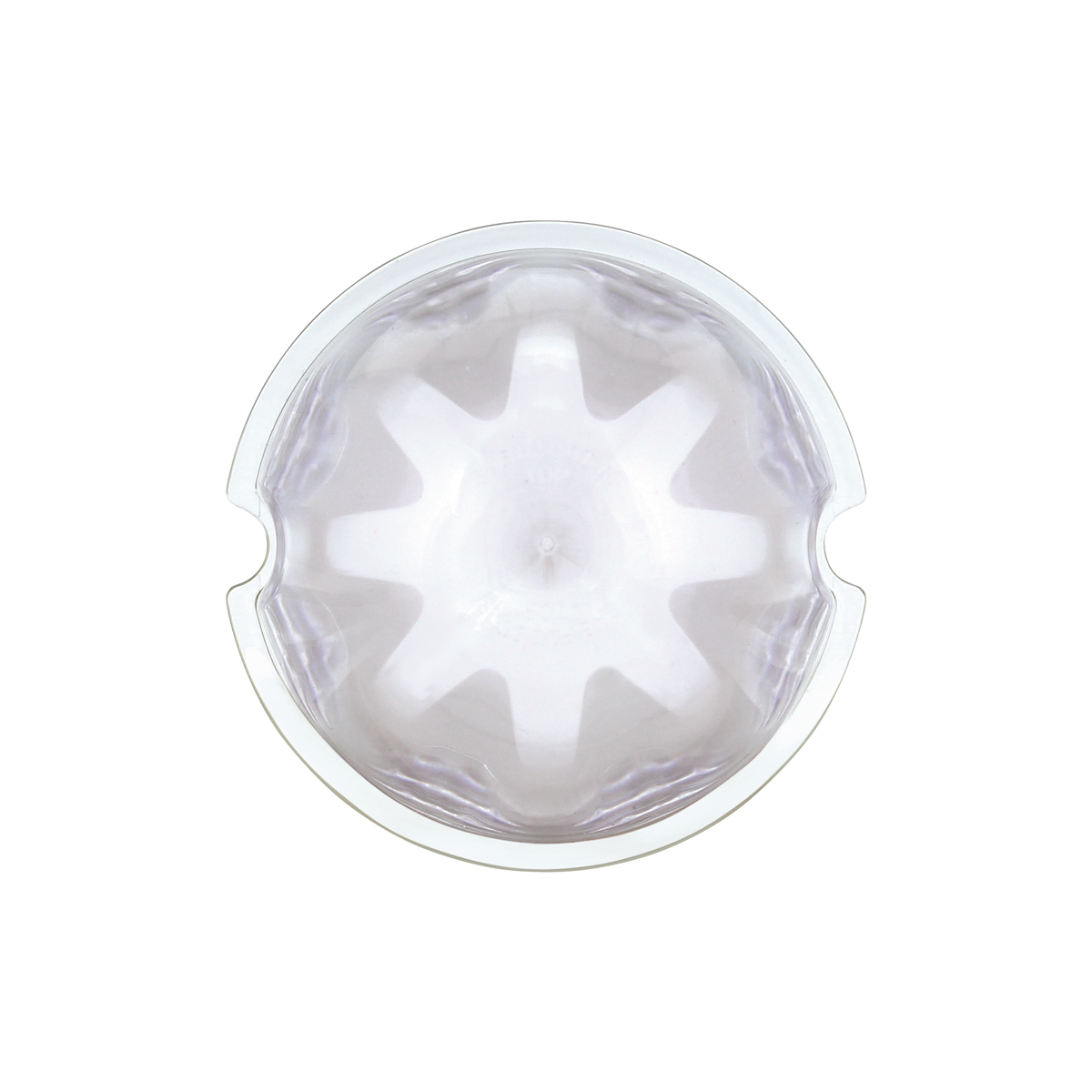 9 LED Dual Function GloLight Watermelon Cab/Auxiliary Light - Red LED/Clear Lens - Thumbnail 7