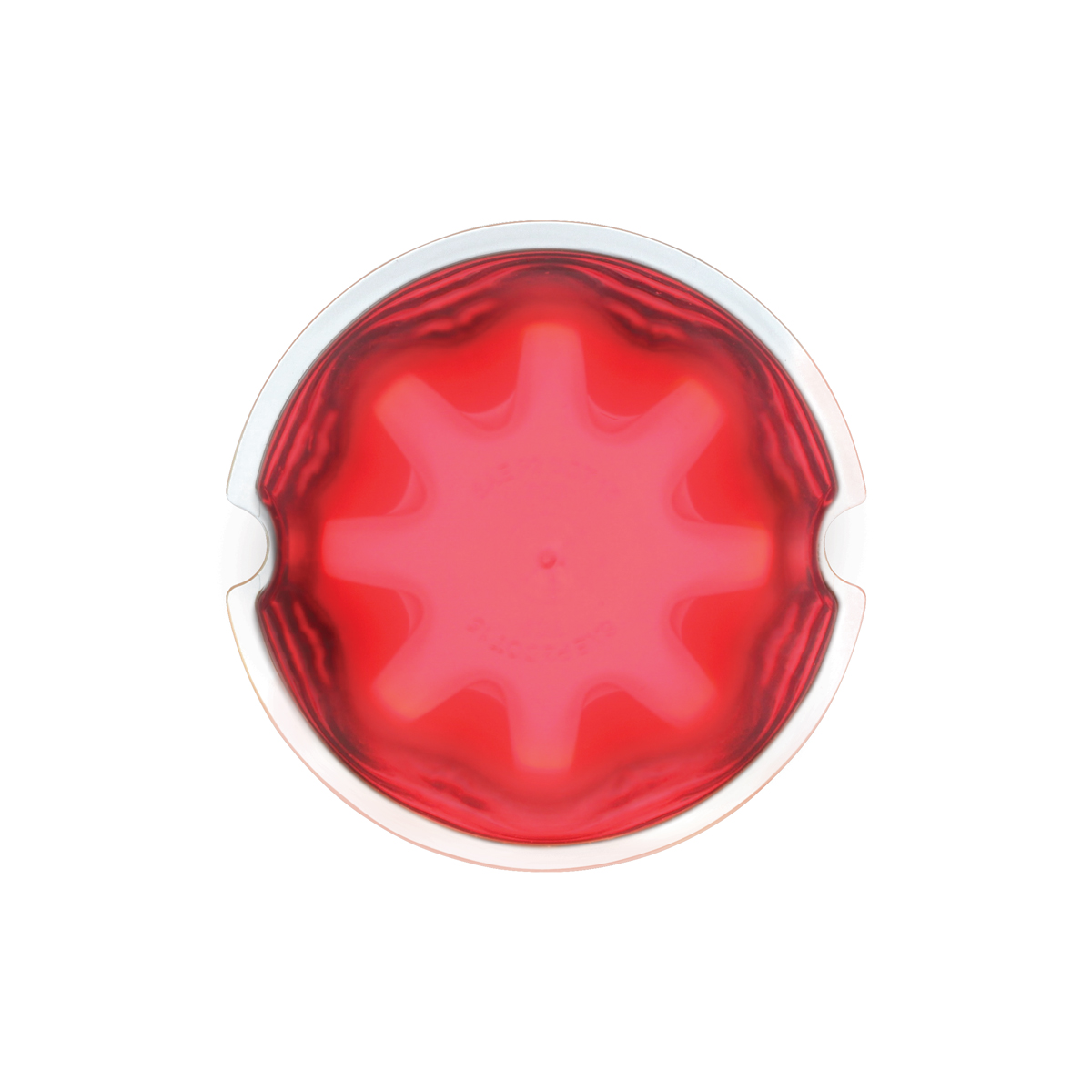 9 LED Dual Function GloLight Watermelon Cab/Auxiliary Light - Red LED/Clear Lens (Bulk) - Thumbnail 6