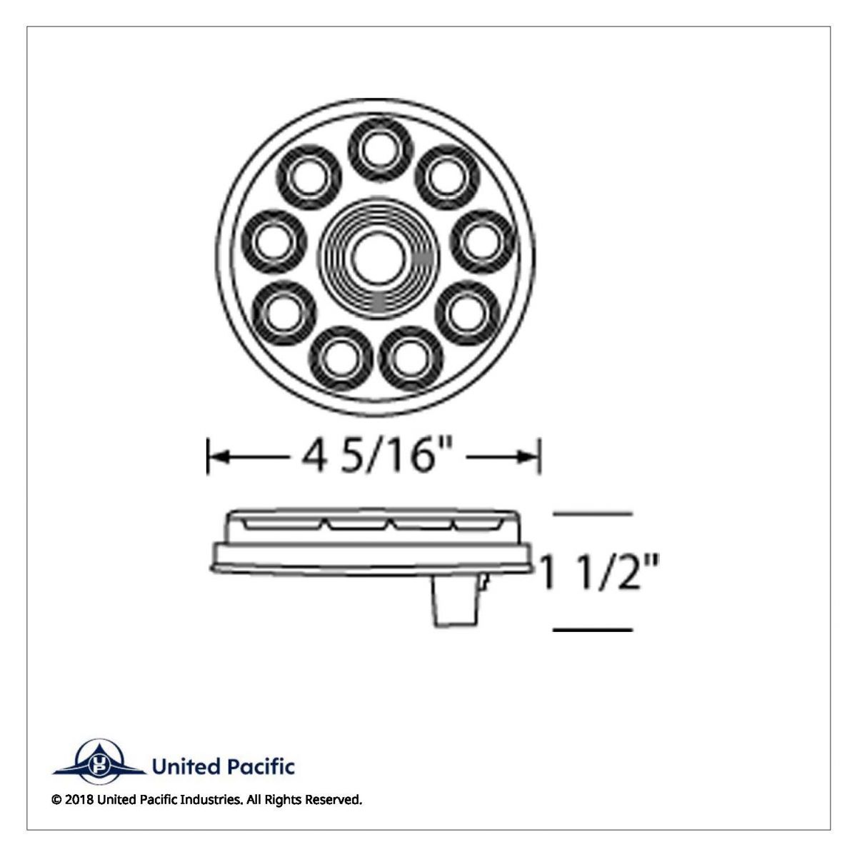 20 LED 4" Back-Up Light - "Competition Series" (Retail) - Thumbnail 6
