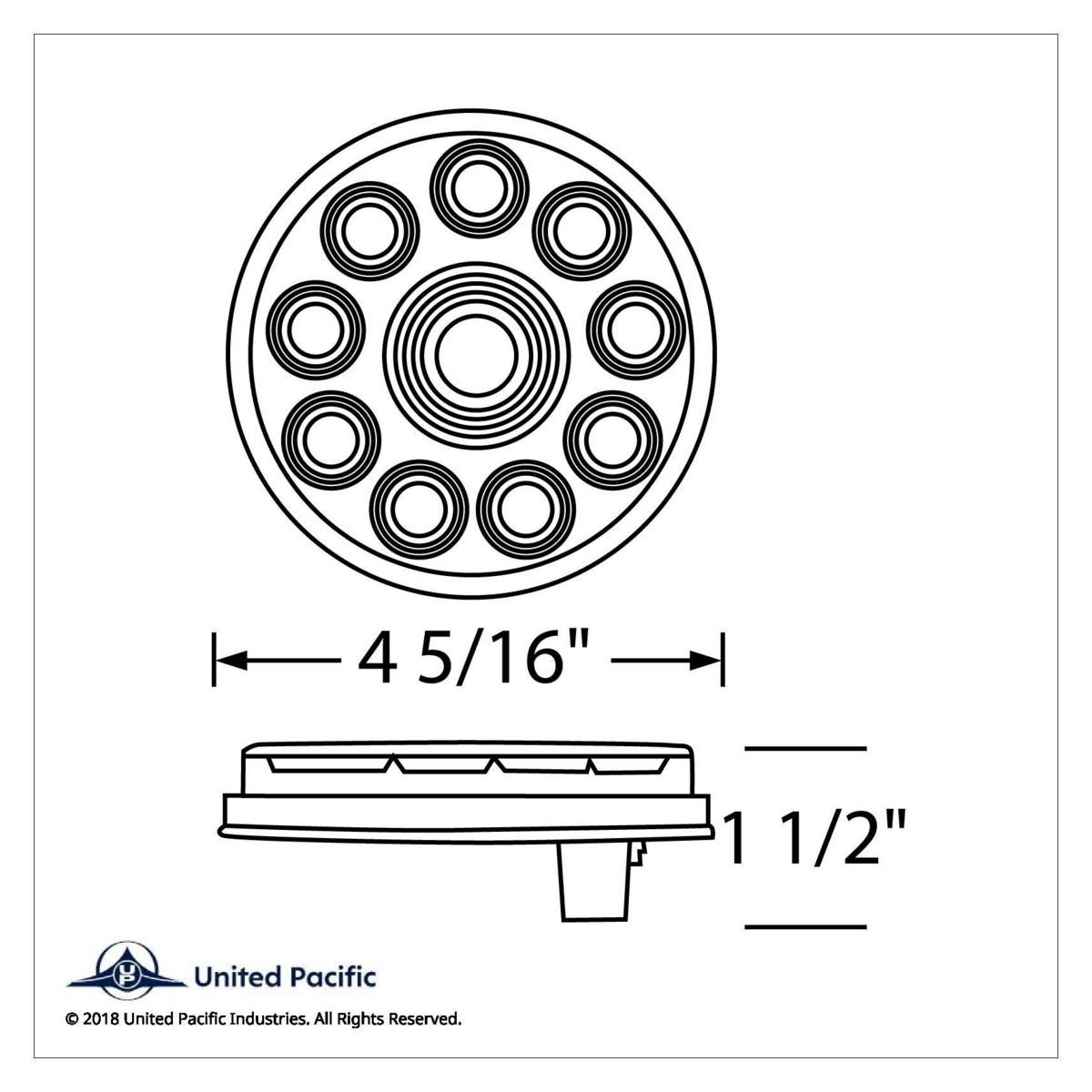 20 LED 4" Back-Up Light - Competition Series (Bulk) - Thumbnail 8