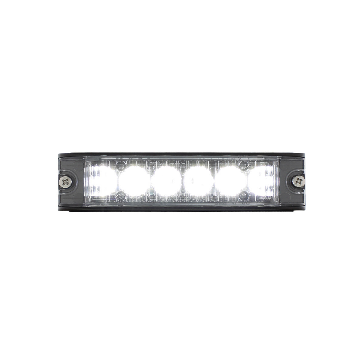 6 High Power LED Low Profile Warning Lighthead - White LED - Thumbnail 8