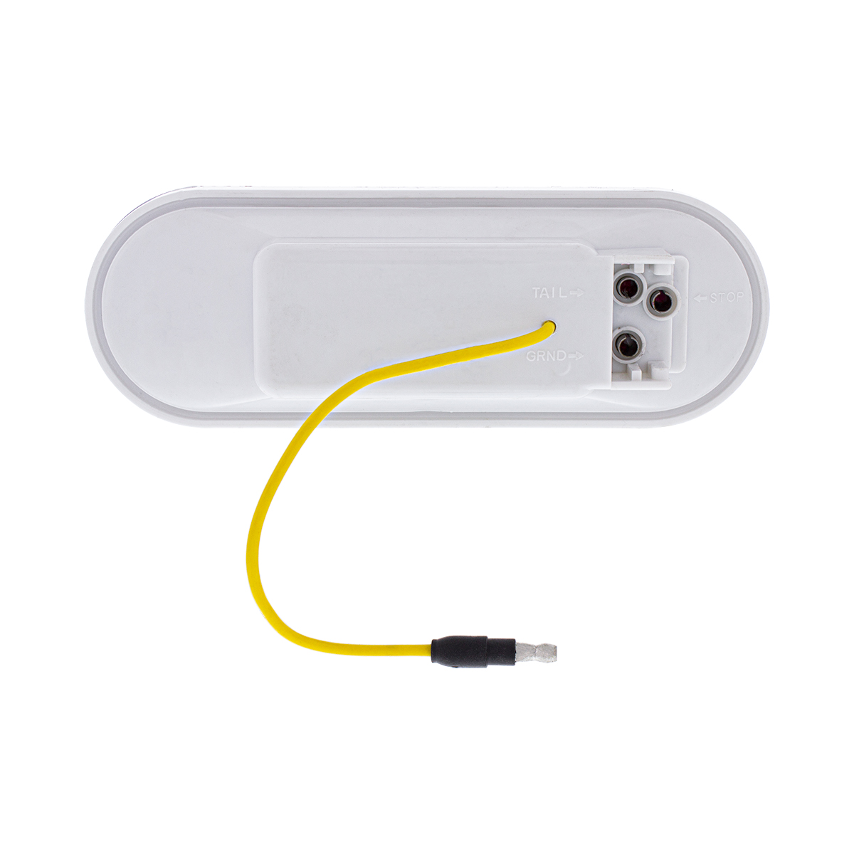 13 LED 6" Oval Double Fury Light (Stop, Turn & Tail) With Warning Light - Red & Amber LED/Clear Lens - Thumbnail 10