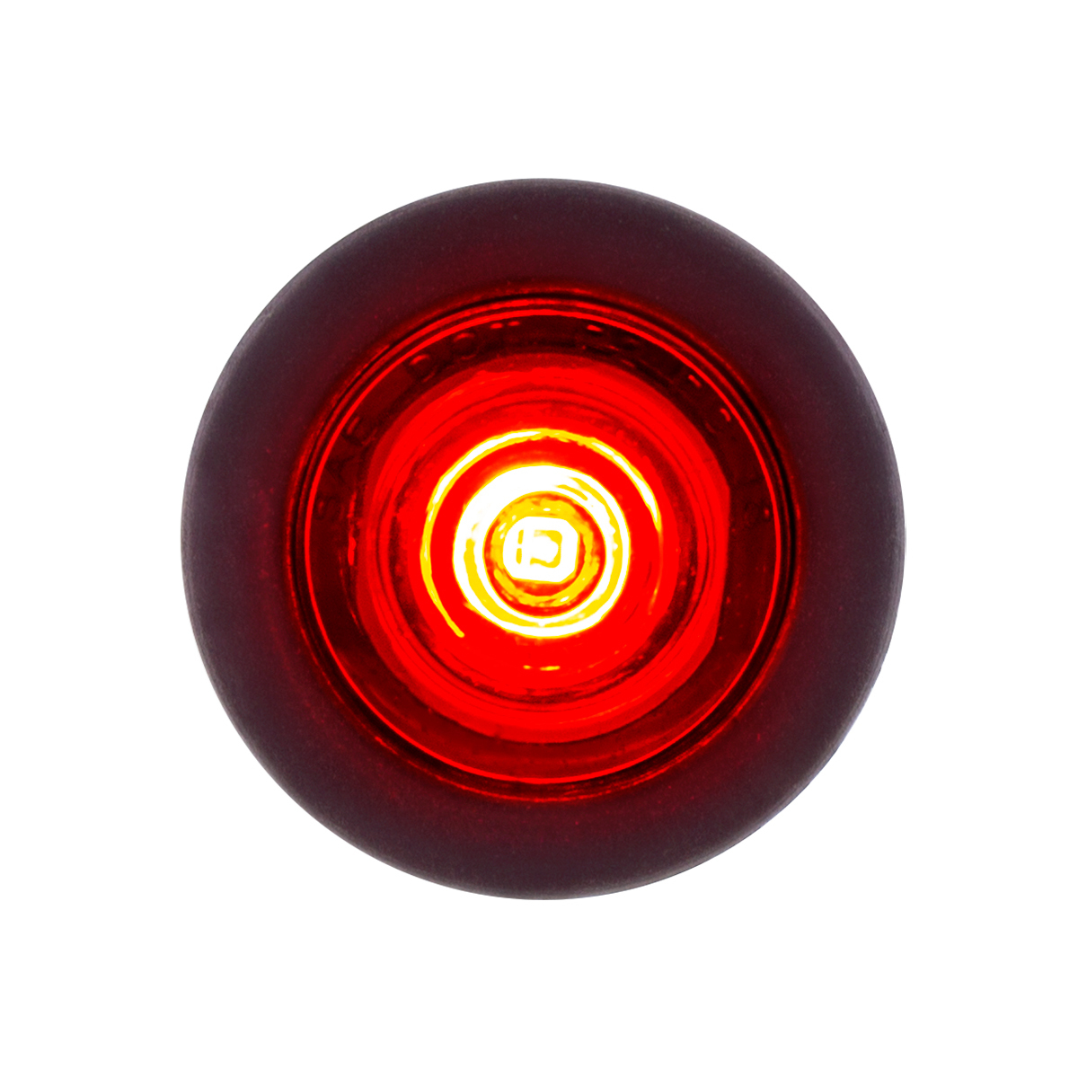1 LED 3/4" Mini Clearance Light Red LED With Red Lens With Rubber Grommet (Bulk) - Thumbnail 6