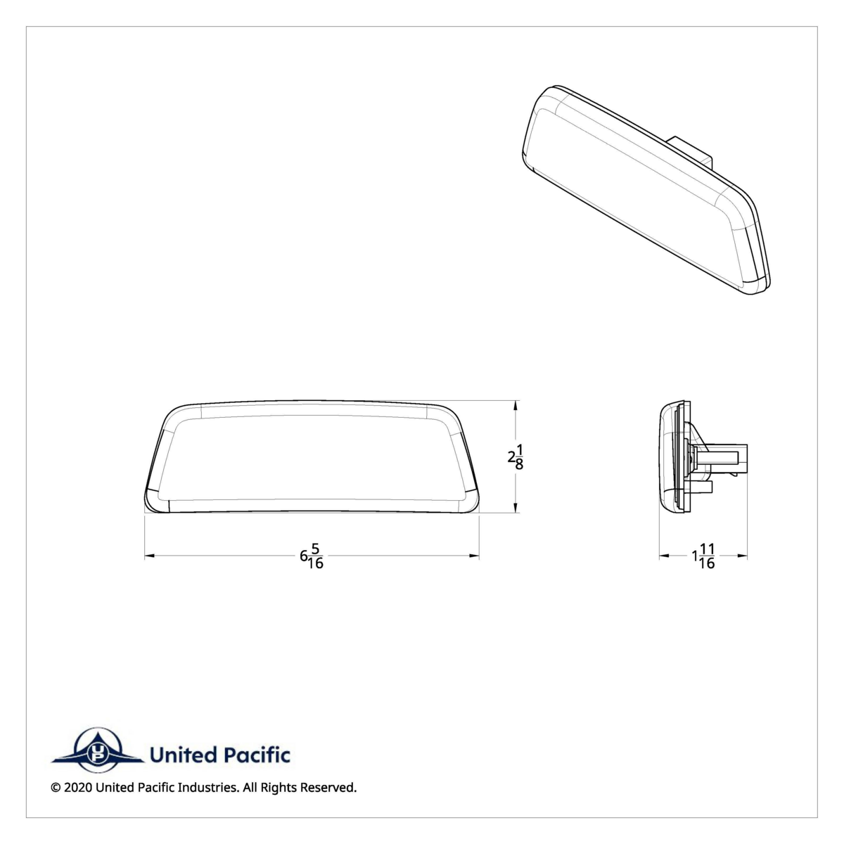 3 LED Fender Turn Signal/Parking Light For Kenworth T680/T700/T880 - Amber LED/Amber Lens - Thumbnail 16