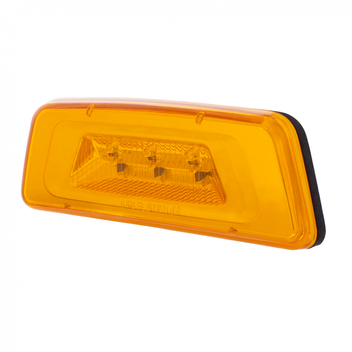 3 LED Fender Turn Signal/Parking Light For Kenworth T680/T700/T880 - Amber LED/Amber Lens - Thumbnail 4