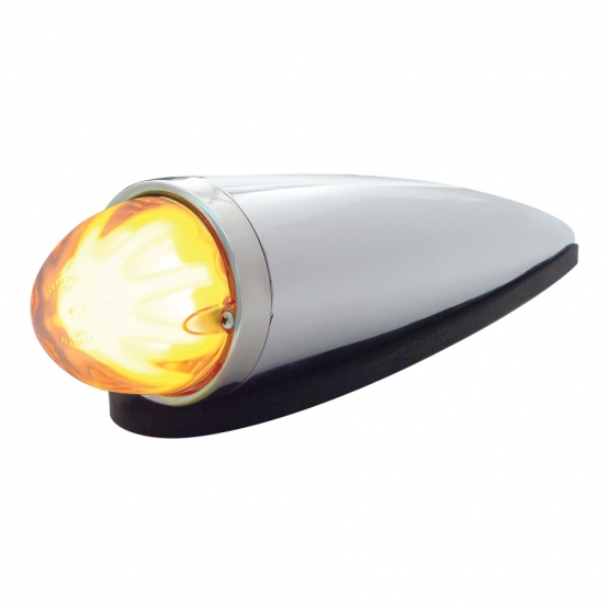 9 LED Dual Function GloLight Watermelon Cab Light Kit - Amber LED/Clear Lens - Thumbnail 2