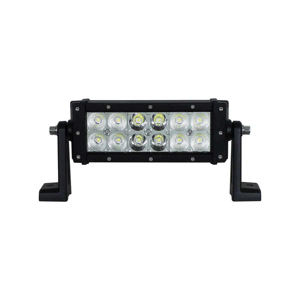 12 High Power LED Dual Row 8" Curved Flood/Spot Light Bar