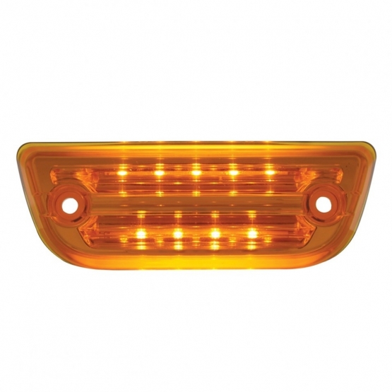9 LED Cab Light For Peterbilt 579 & Kenworth T680/T770/T880- Amber LED/Amber Lens