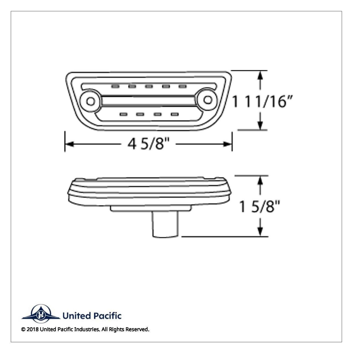 9 LED Cab Light For Peterbilt 579 & Kenworth T680/T770/T880 - Amber LED/Clear Lens - Thumbnail 9