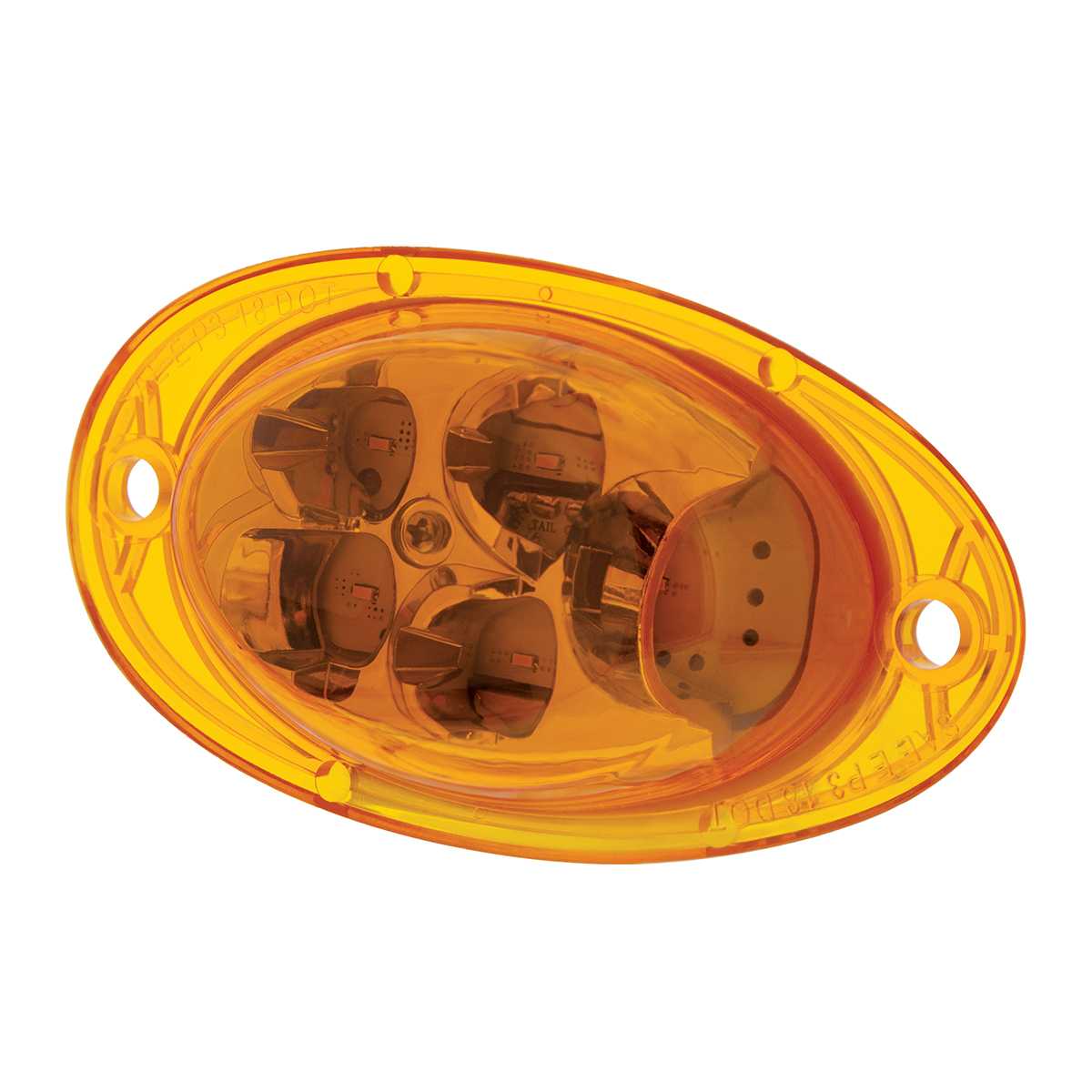 5 LED Turn Signal Light For 2008-2017 Freightliner Cascadia - Slope Lens - Thumbnail 4