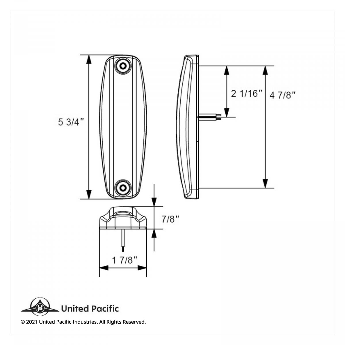 4 LED LIGHTTRACK Cab Light For 2018-2025 Freightliner Cascadia - Amber Lens - Thumbnail 5