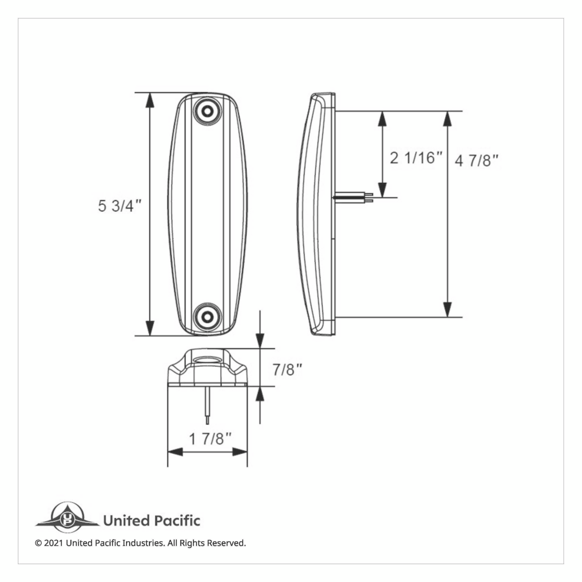 4 LED LIGHTTRACK Cab Light For 2018-2025 Freightliner Cascadia - Amber Lens - Thumbnail 7
