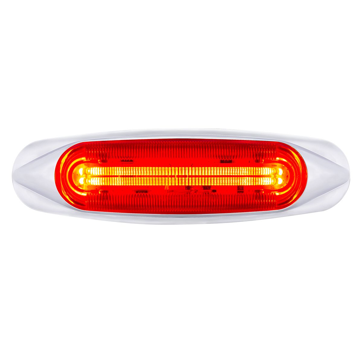 4 LED LIGHTTRACK Light (Clearance/Marker) - Red LED/Red Lens