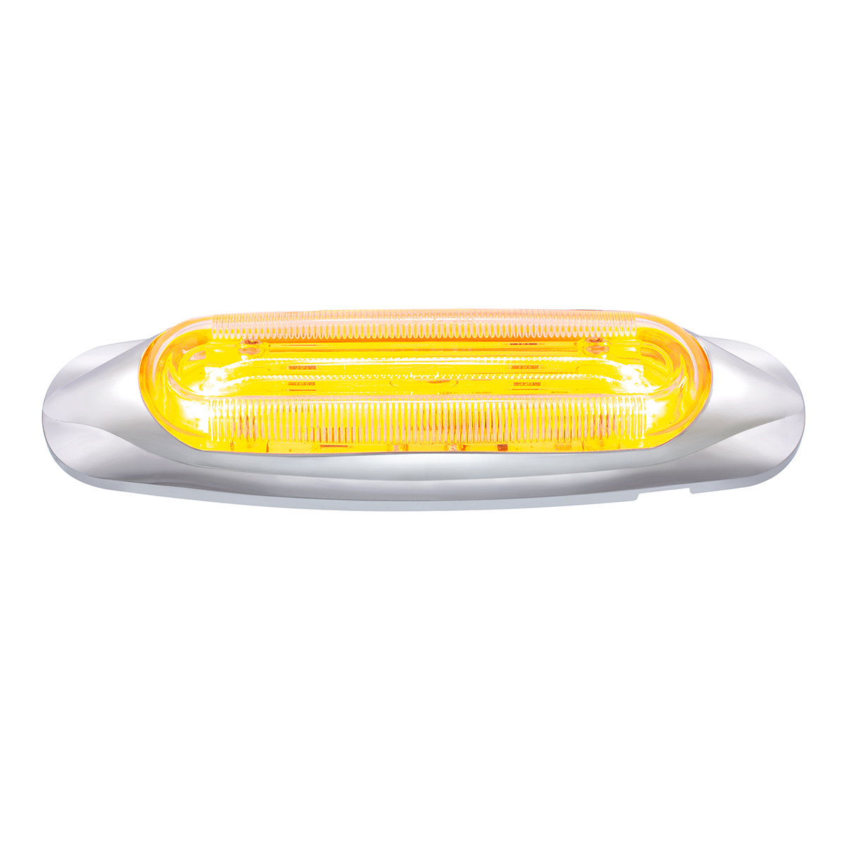 4 LED LIGHTTRACK Light (Clearance/Marker) - Amber LED/Clear Lens - Thumbnail 3