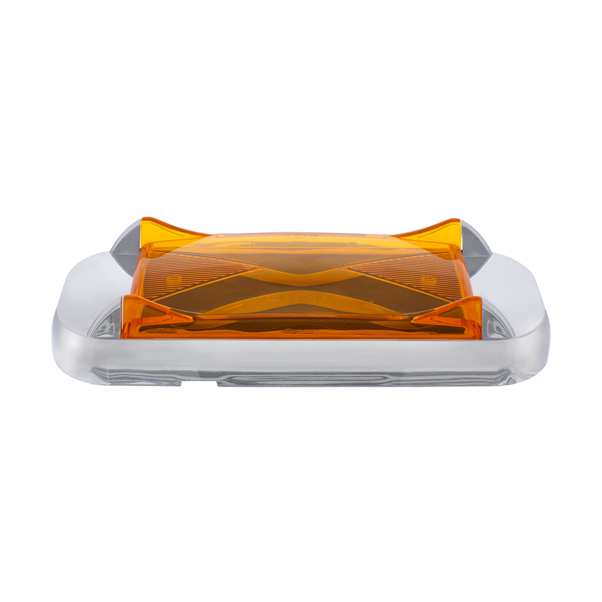 4 LED Saber Rectangular Marker Light With Amber Lens - Thumbnail 6