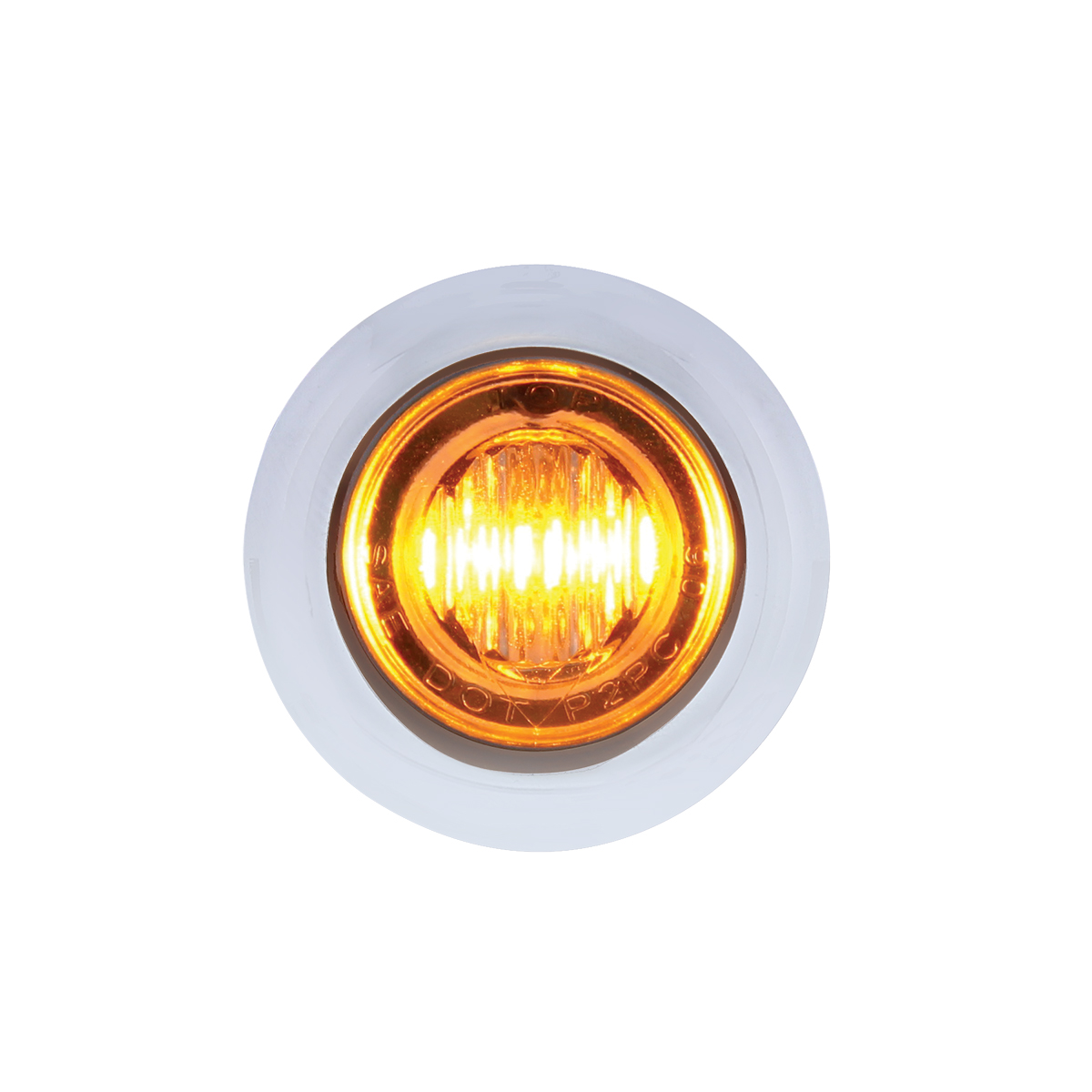 3 LED 3/4" Mini Double Fury Light (Clearance/Marker) - Amber LED/Red LED - Thumbnail 2