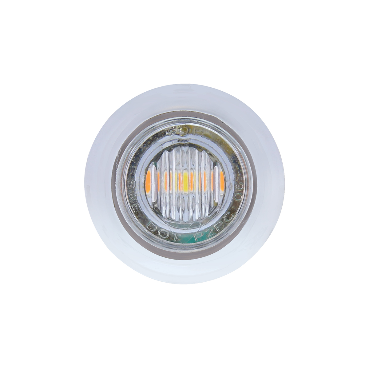 3 LED 3/4" Mini Double Fury Light (Clearance/Marker) - Amber LED/Blue LED - Thumbnail 4