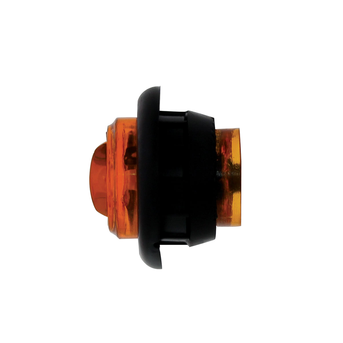 2 LED 3/4" Mini Light (Clearance/Marker) With Rubber Grommet - Amber LED/Amber Lens (Bulk) - Thumbnail 3
