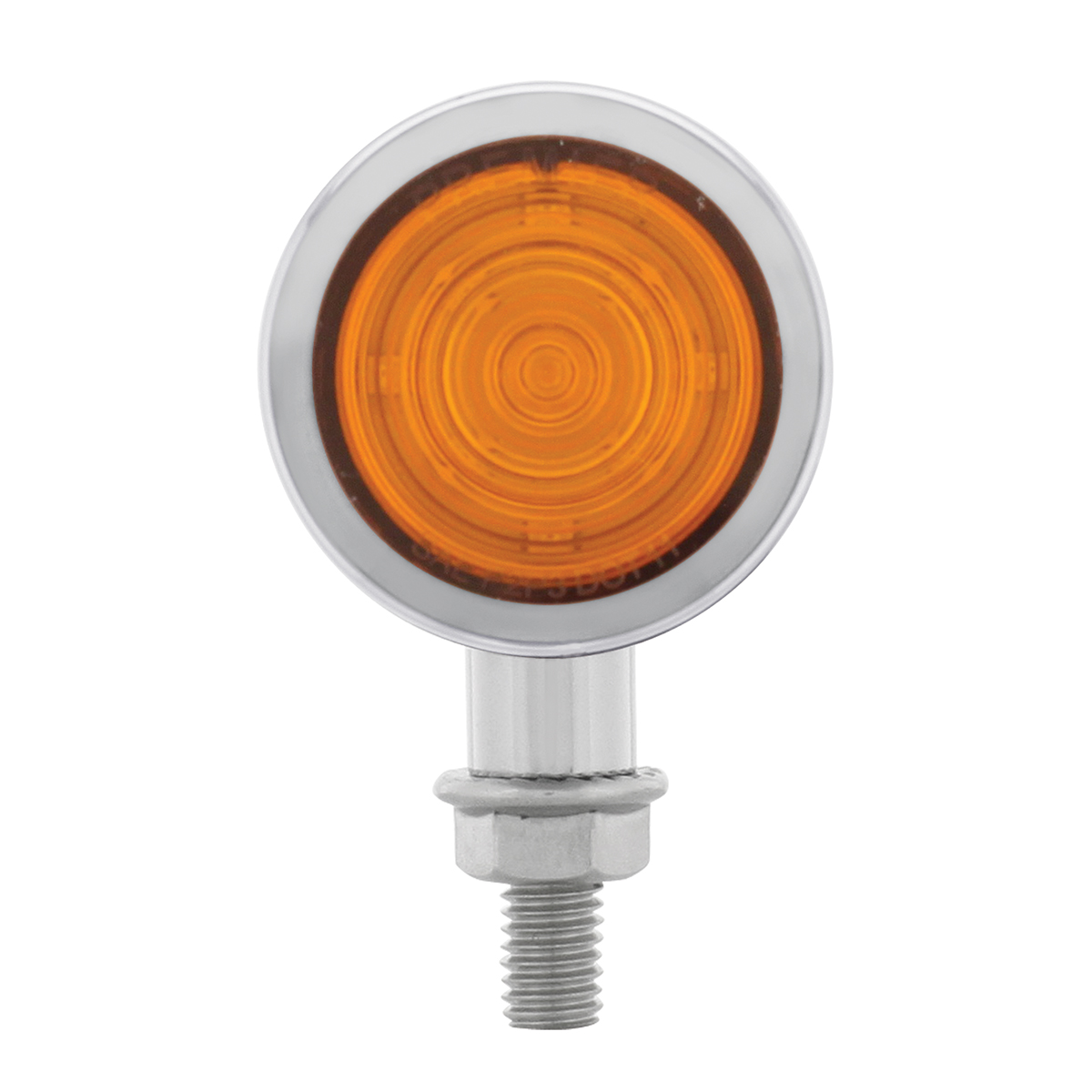 9 LED Dual Function Mini Bullet Light - Amber LED/ Amber Lens - Thumbnail 2