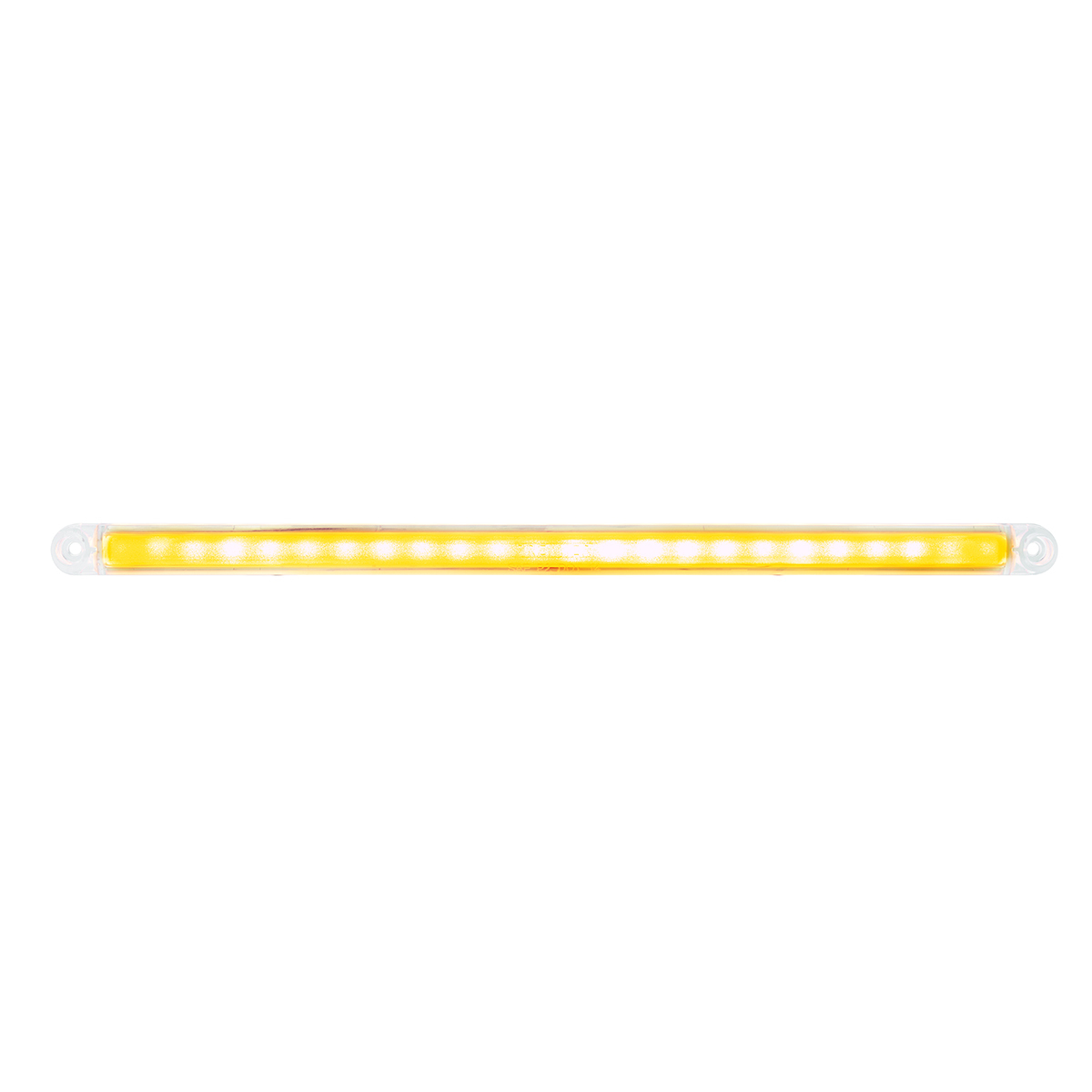 24 LED Dual Function 12" GloLight Bar (Turn Signal) - Amber LED/Clear Lens (Bulk) - Thumbnail 8
