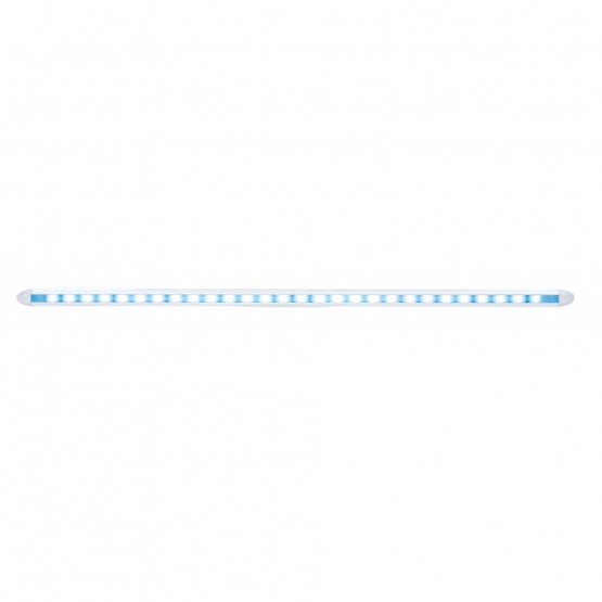 28 LED 12" Slim Light Bar - Blue LED/Clear Lens