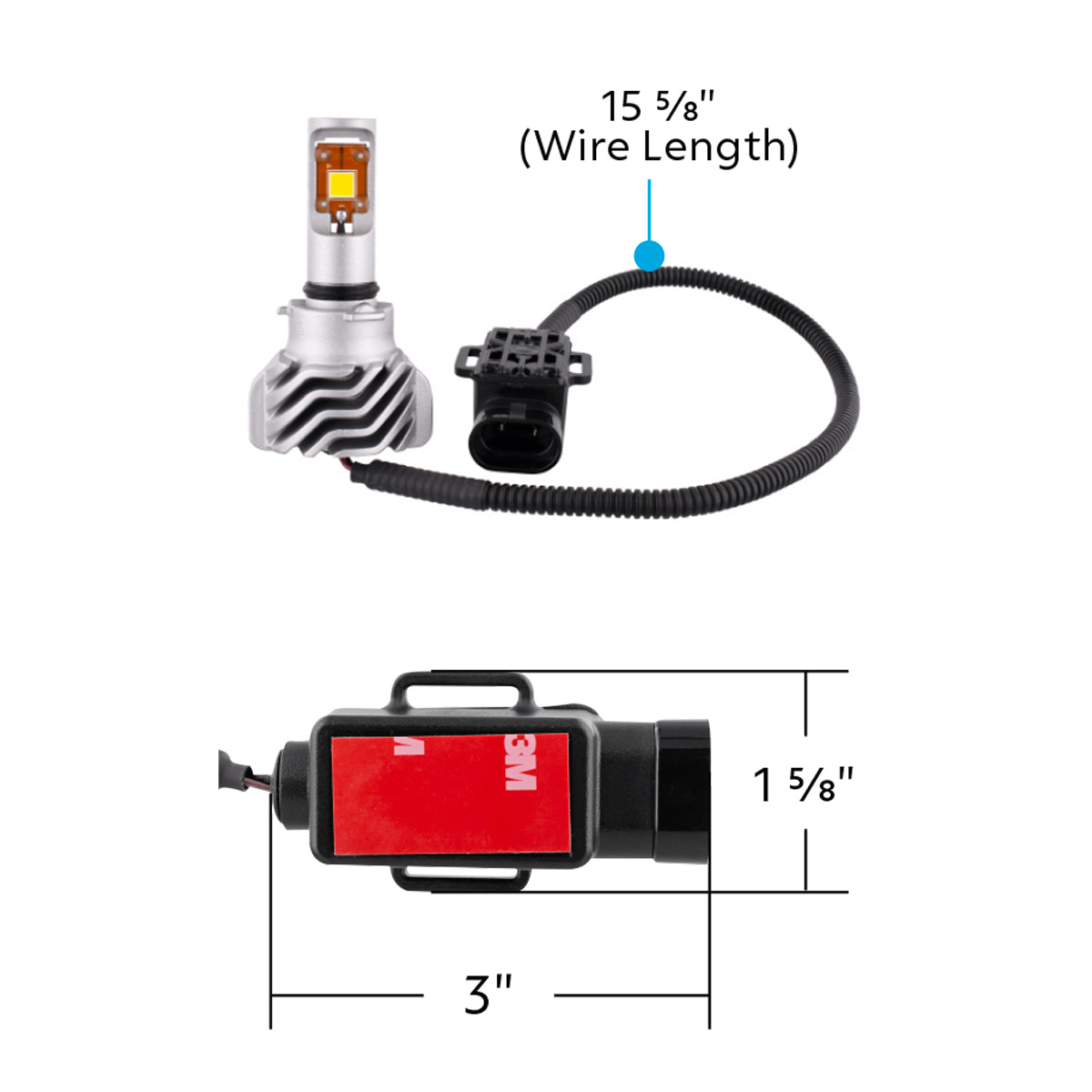 High Power LED 9005/HB3 Headlamp Bulb - Thumbnail 12
