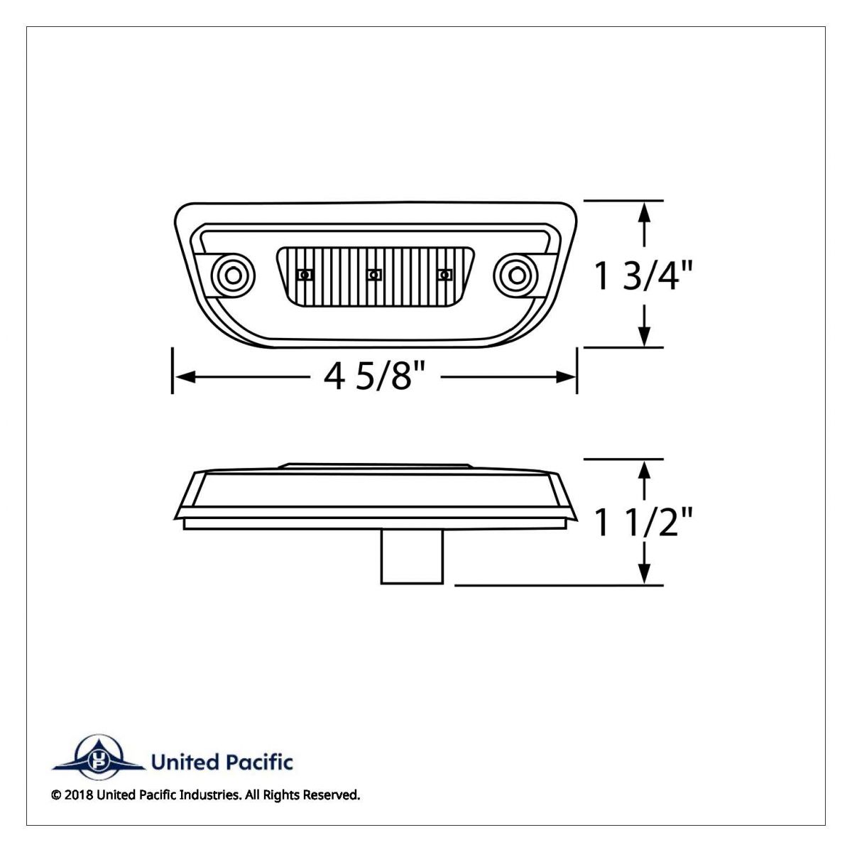 11 LED GloLight Cab Light For Peterbilt 579 & Kenworth T680/T770/T880 - Amber LED/Amber Lens - Thumbnail 6