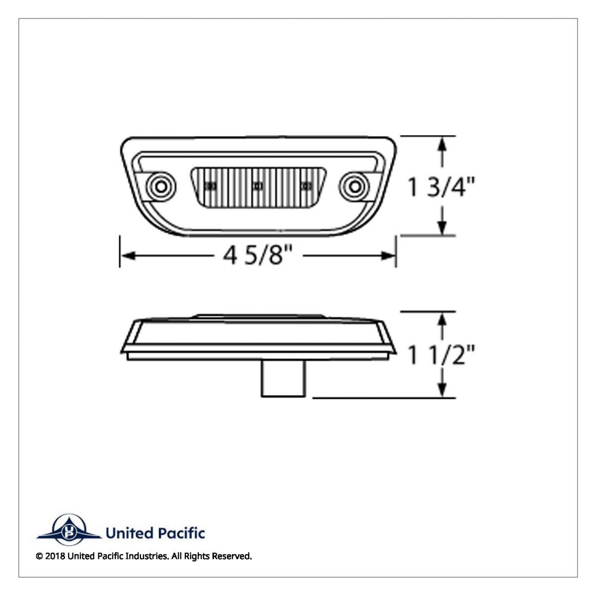 11 LED GloLight Cab Light For Peterbilt 579 & Kenworth T680/T770/T880 - Amber LED/Clear Lens - Thumbnail 6