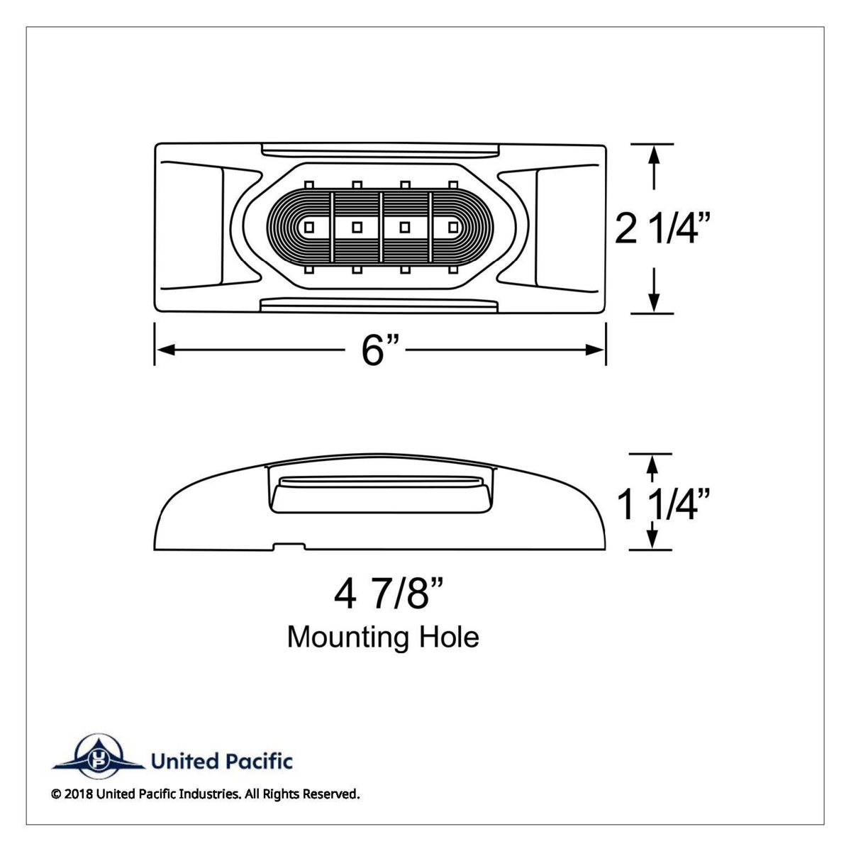 16 LED Reflector Light (Clearance/Marker) With Chrome Bezel - Red LED/Red Lens - Thumbnail 9