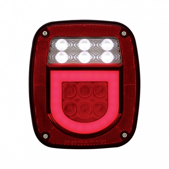 LED GloLight Universal Combination Tail Light With License Light (Card)