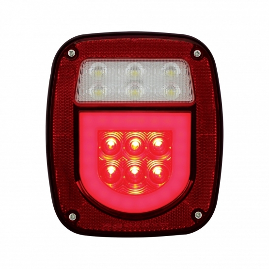 LED GloLight Universal Combination Tail Light With License Light (Card) - Thumbnail 2