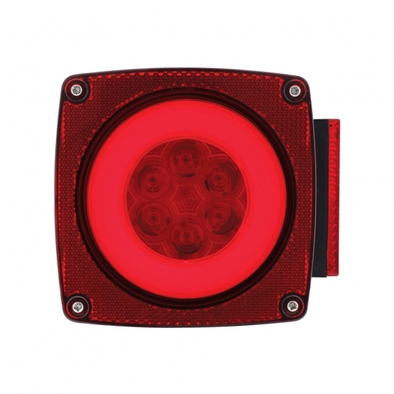 Over 80" Wide LED GloLight Submersible Combination Tail Light Without License Light (Card) - Thumbnail 2