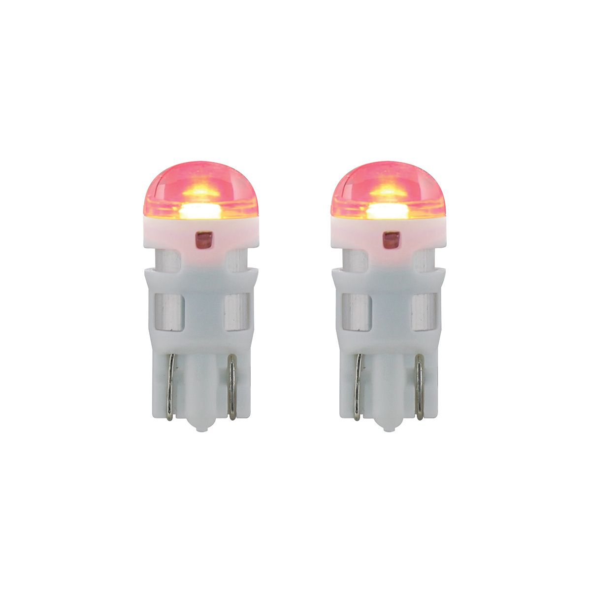High Power Single LED 194/T10 Bulb - Red (2-Pack)