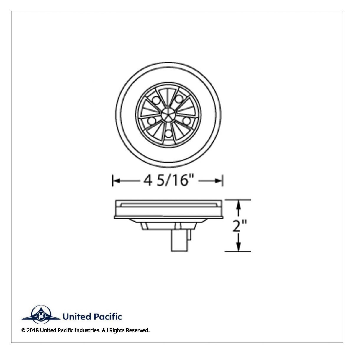 18 LED 4" Round GloLight (Stop, Turn & Tail) - Red LED/Red Lens (Card) - Thumbnail 7