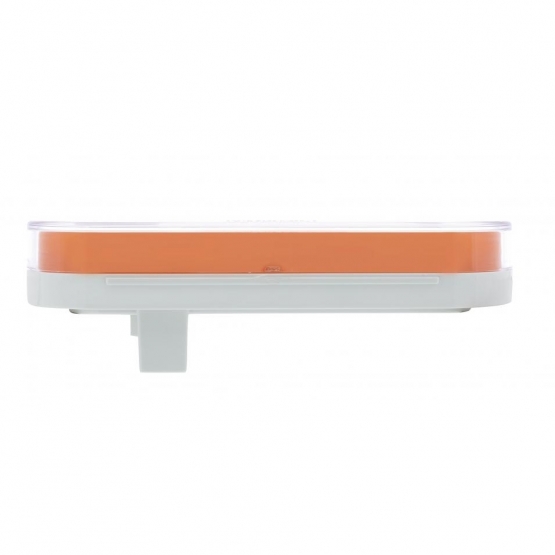 22 LED 6" Oval Clear Lens With Halo Insert GloLight Light Kit - Amber LEDs/Amber Insert (Each) - Thumbnail 6